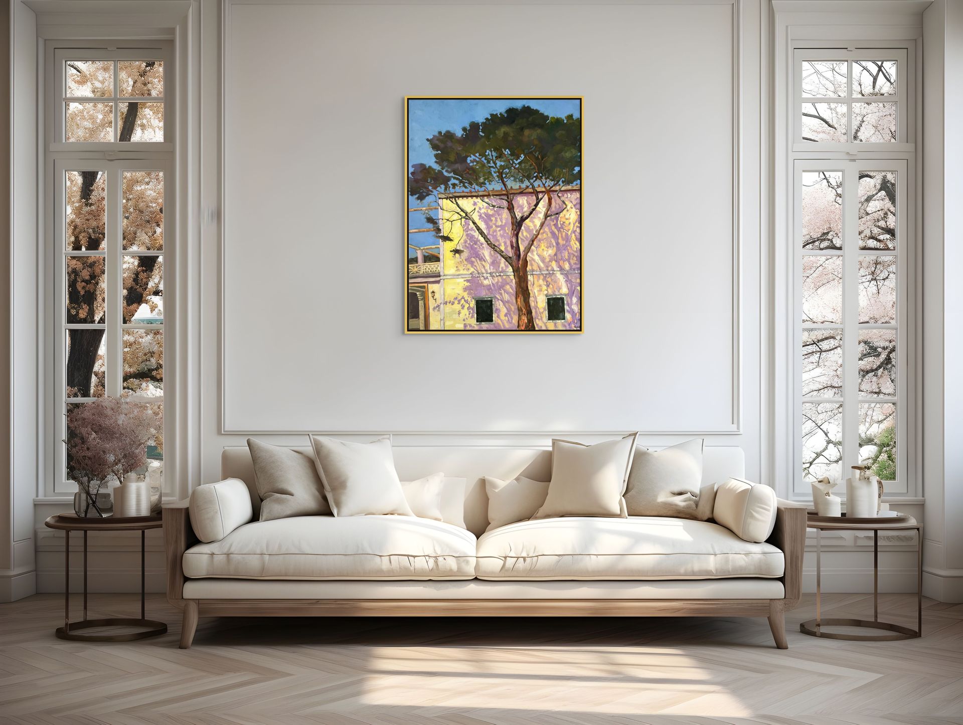 Shadows of Herculaneum - large original oil painting, Malibu, California