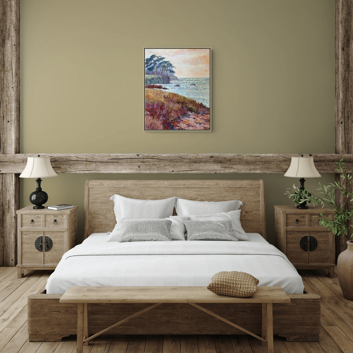 The Tree That Danced, original oil painting, Gotland, Sweden