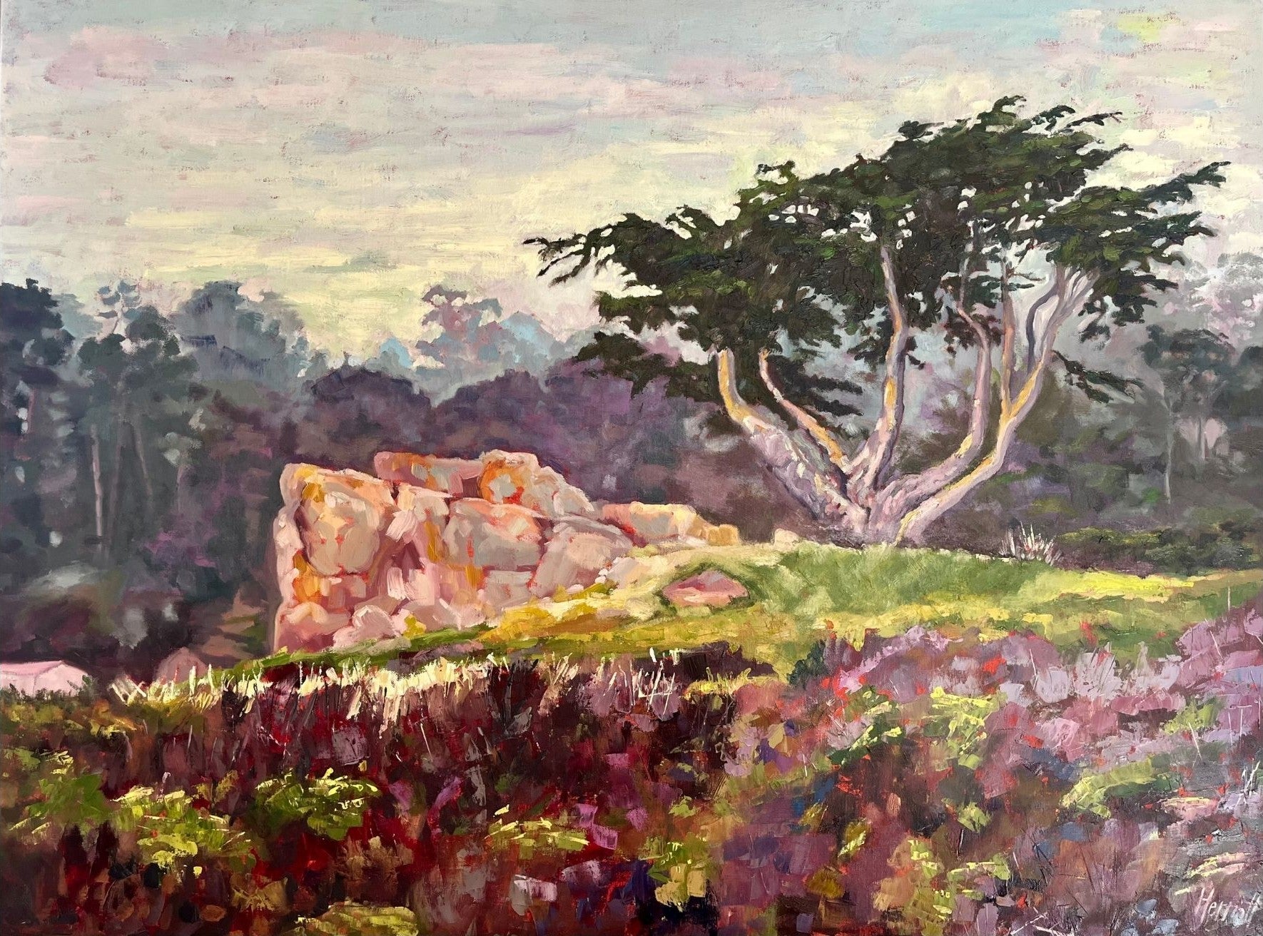 Marine Mist - original oil painting, Monterey, Northern California