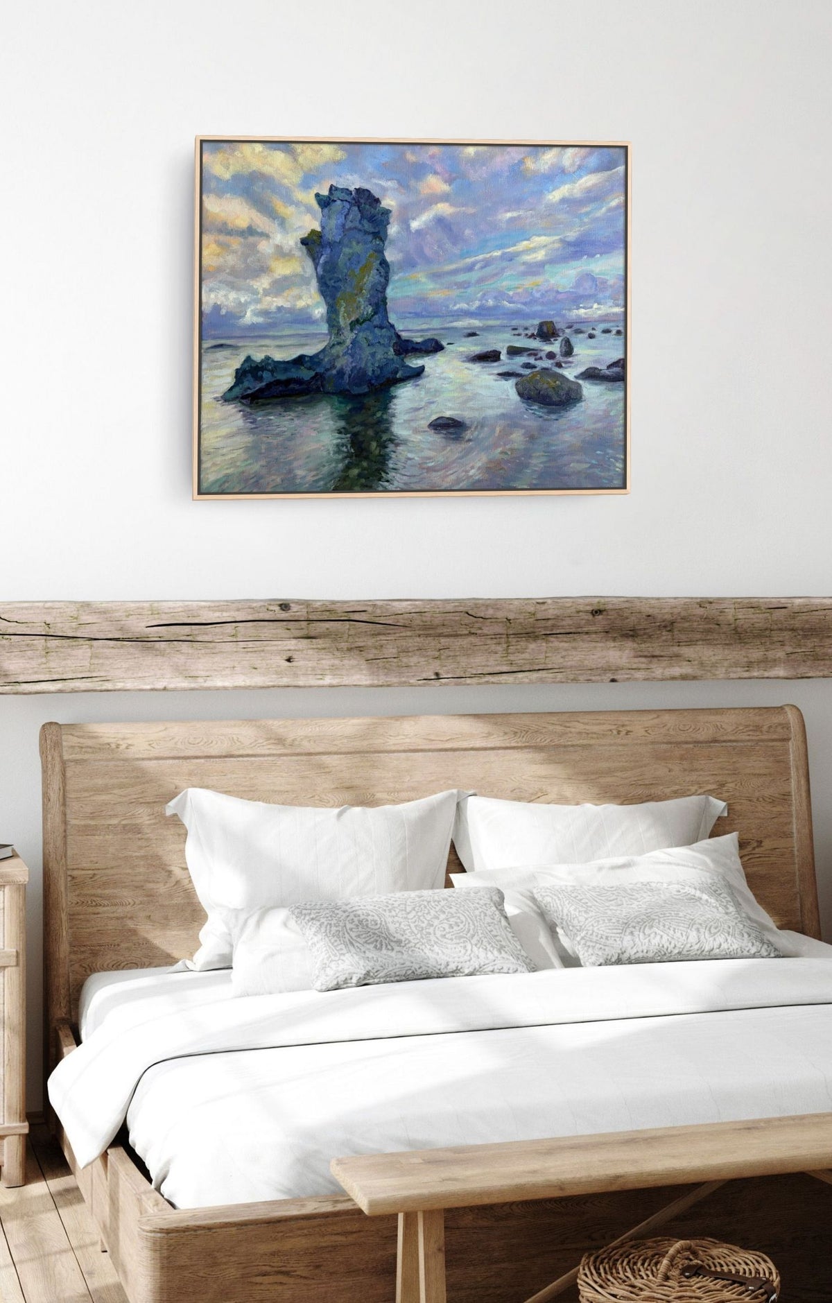 Rauk Field - original oil painting, Gotland, Sweden
