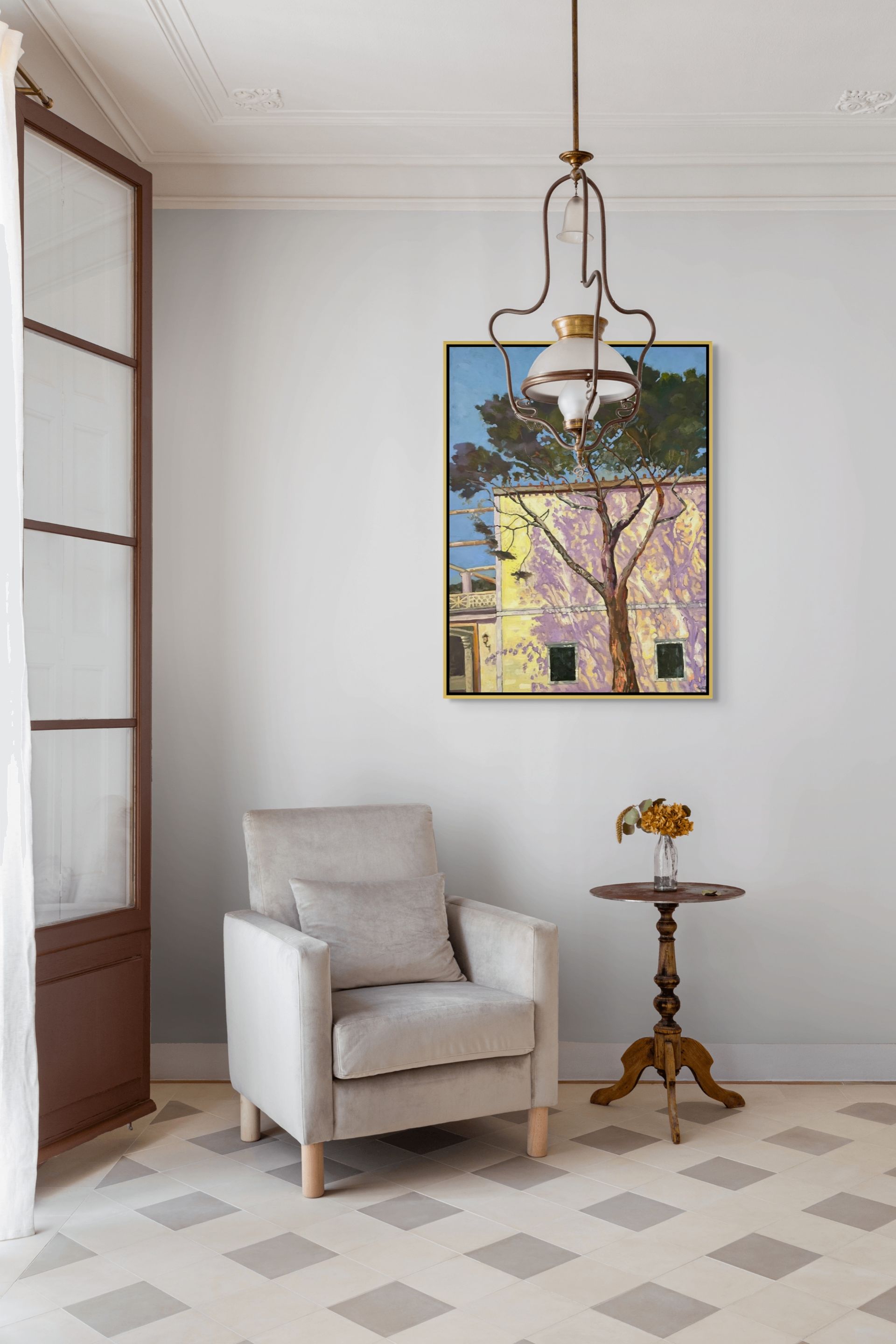 Shadows of Herculaneum - large original oil painting, Malibu, California